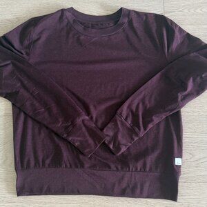 Vuori Daydream Crew Top Women's - Ruby Heather - Medium